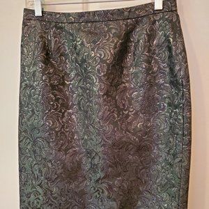 Brooks Brothers Holiday Skirt Green